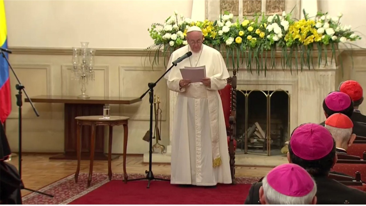 Discurso del Papa Francisco a los obispos de Colombia