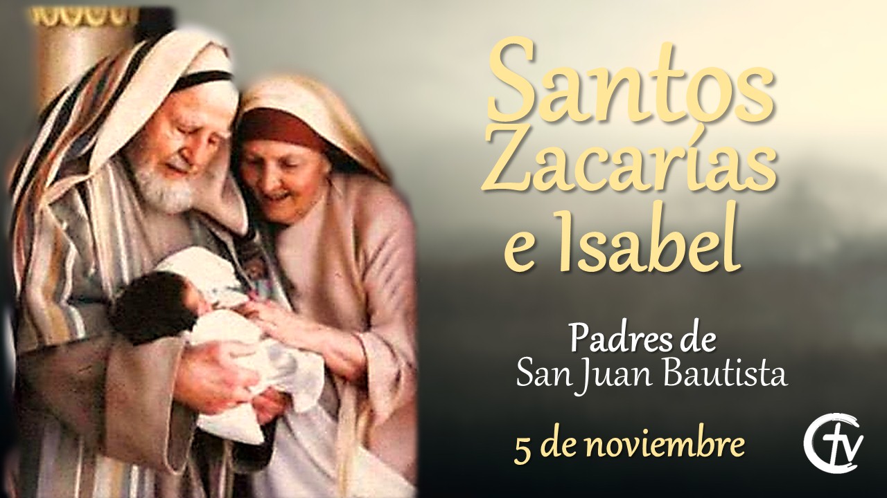 SANTO DEL DIA || Santos Zacarías e Isabel, padres de Juan Bautista