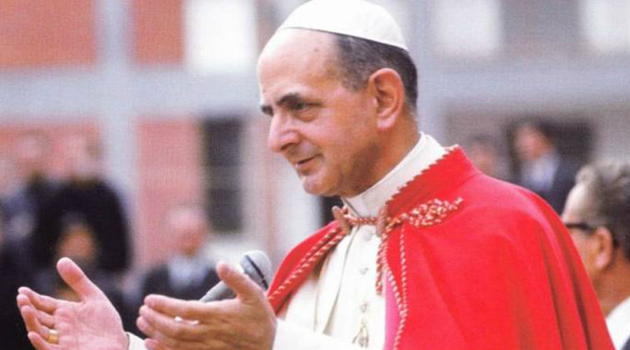 papa pablo VI inauguracion sede celam colombia 