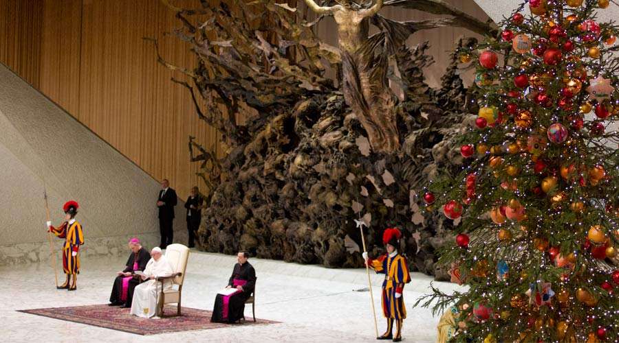 papa francisco audiencia general navidad