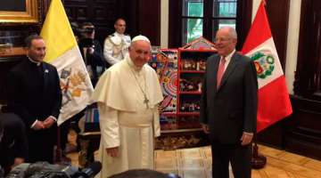 El Papa Francisco se reunió con el Presidente de Perú 